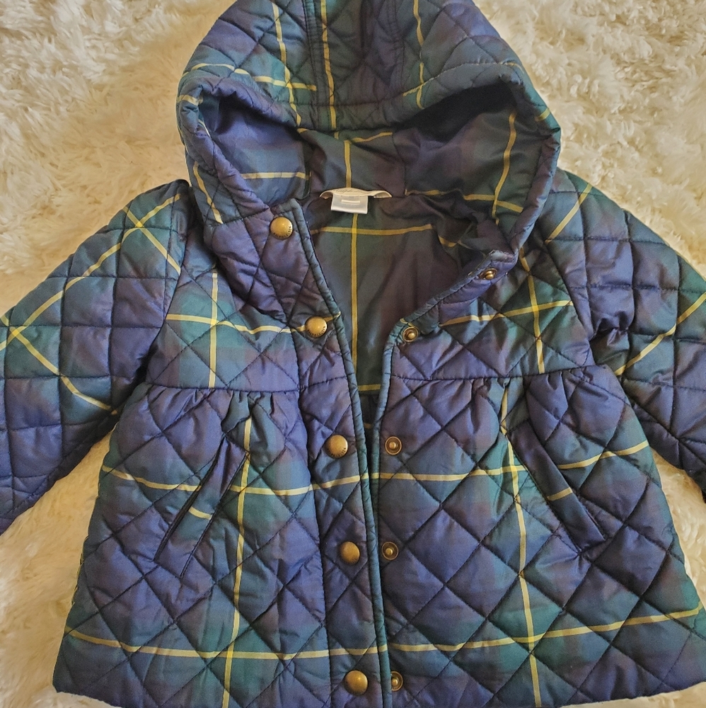 Ralph Lauren plaid puffer
